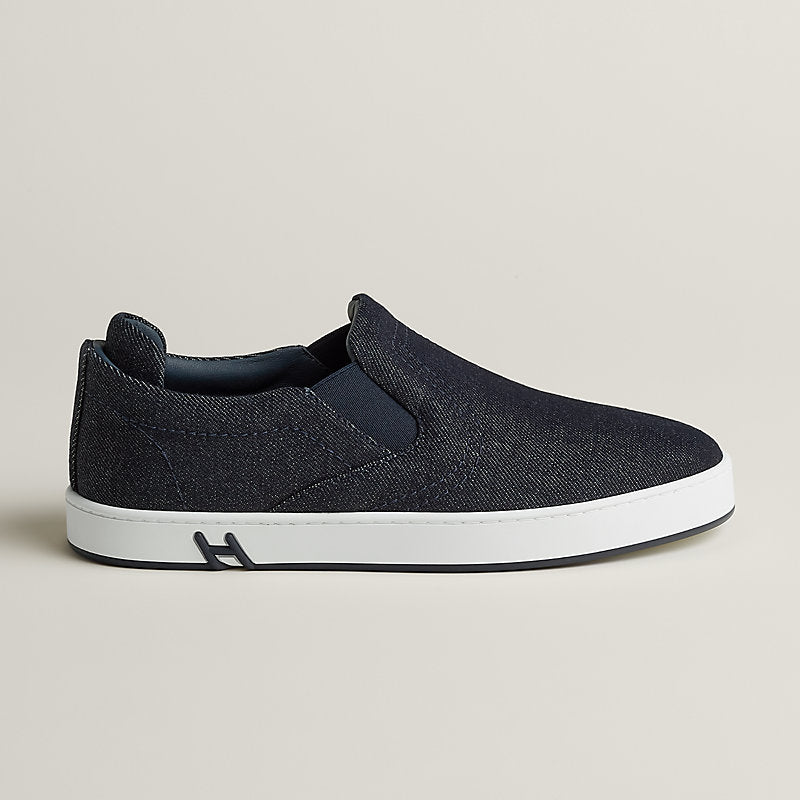 Lucky raw blue slip-on sneaker