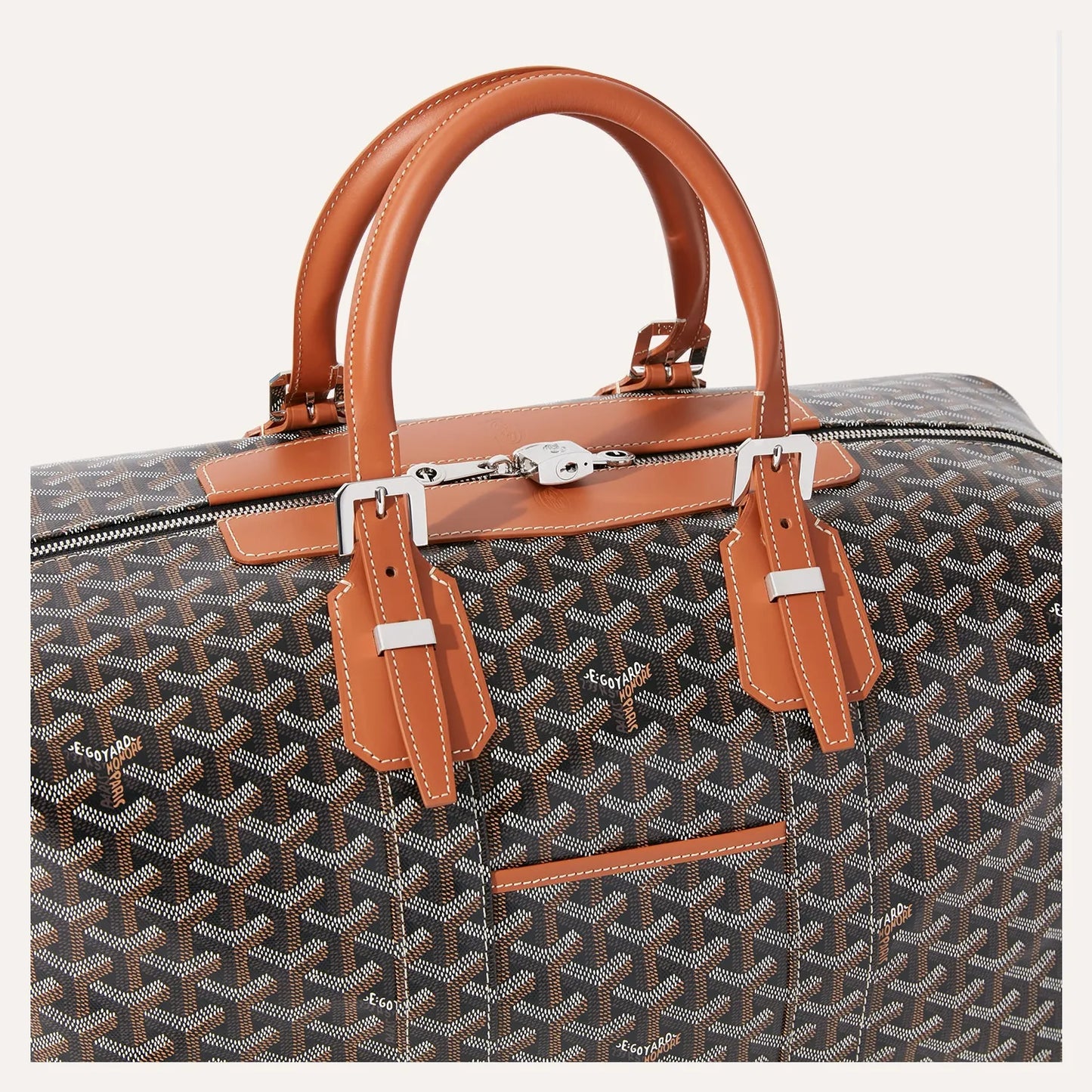 Bowling 45 bag Black & Tan