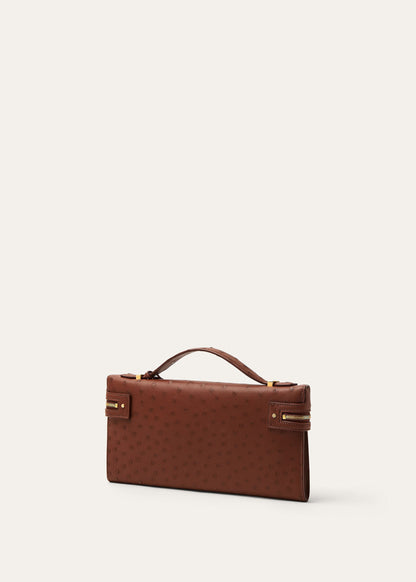 Extra Clutch L29 Burnt Tan / Sun Gold polka dots