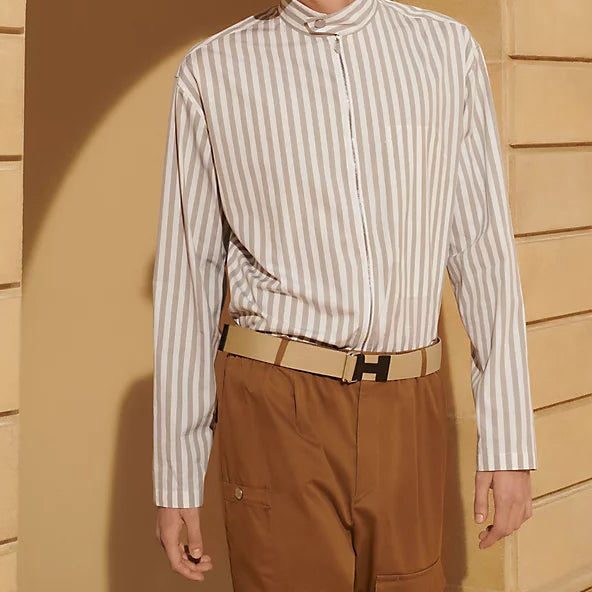 Cintura Nomade 40 Nero / Beige Uomo