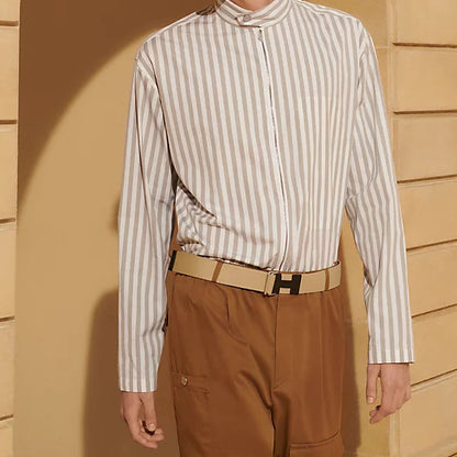 Cintura Nomade 40 Nero / Beige Uomo