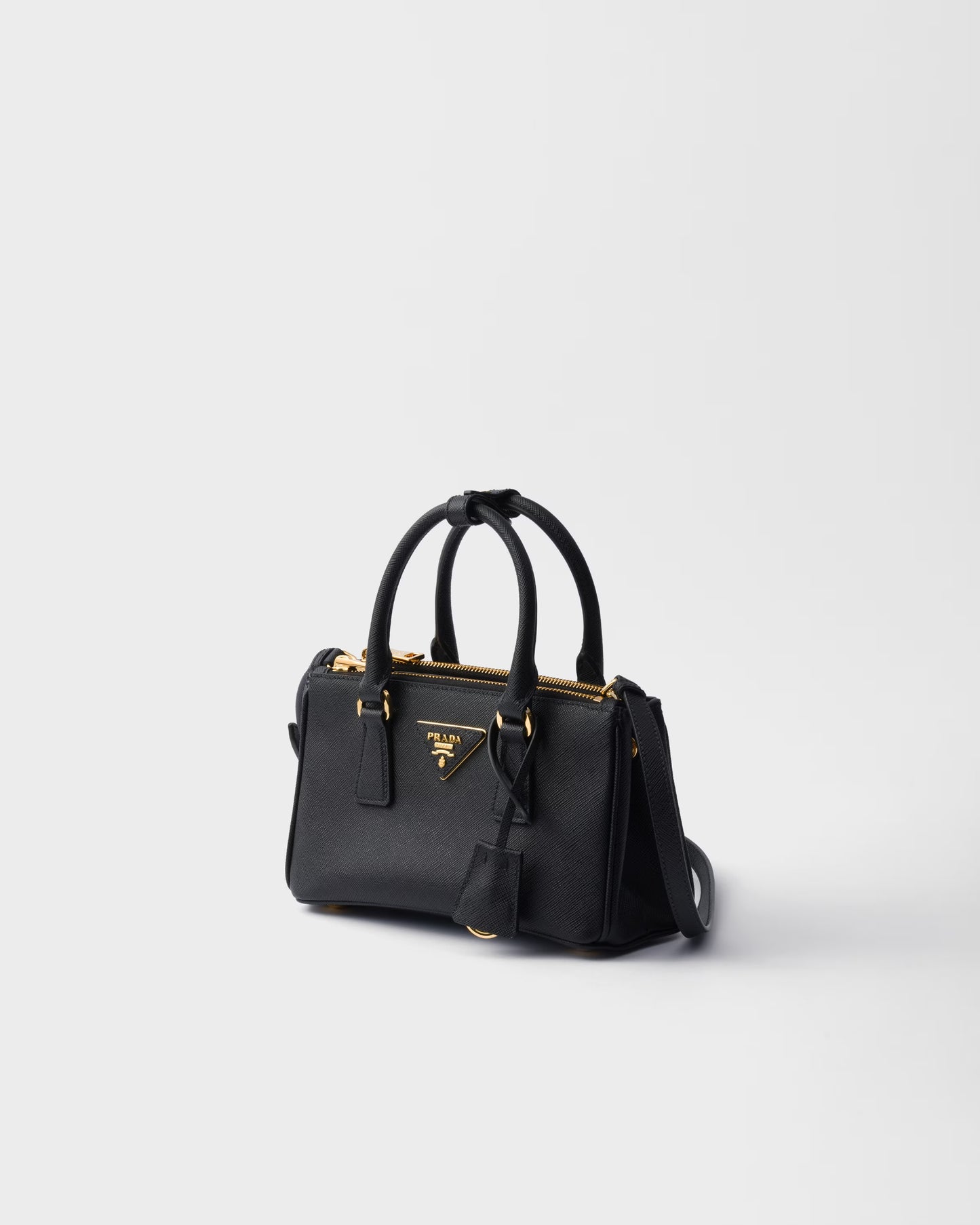Black Saffiano Galleria mini bag