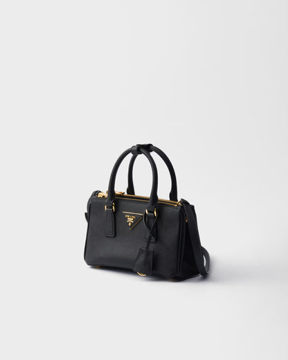 Black Saffiano Galleria mini bag