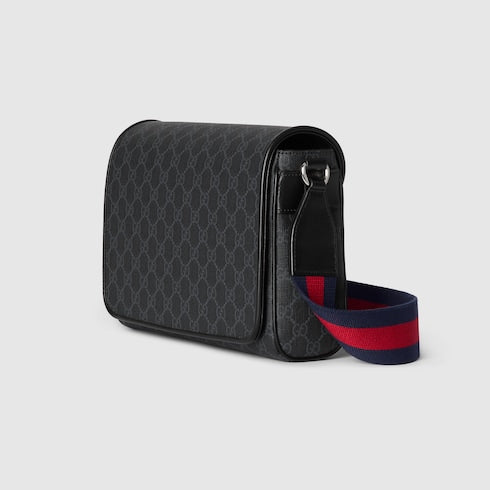 Borsa a tracolla GG nero misura media