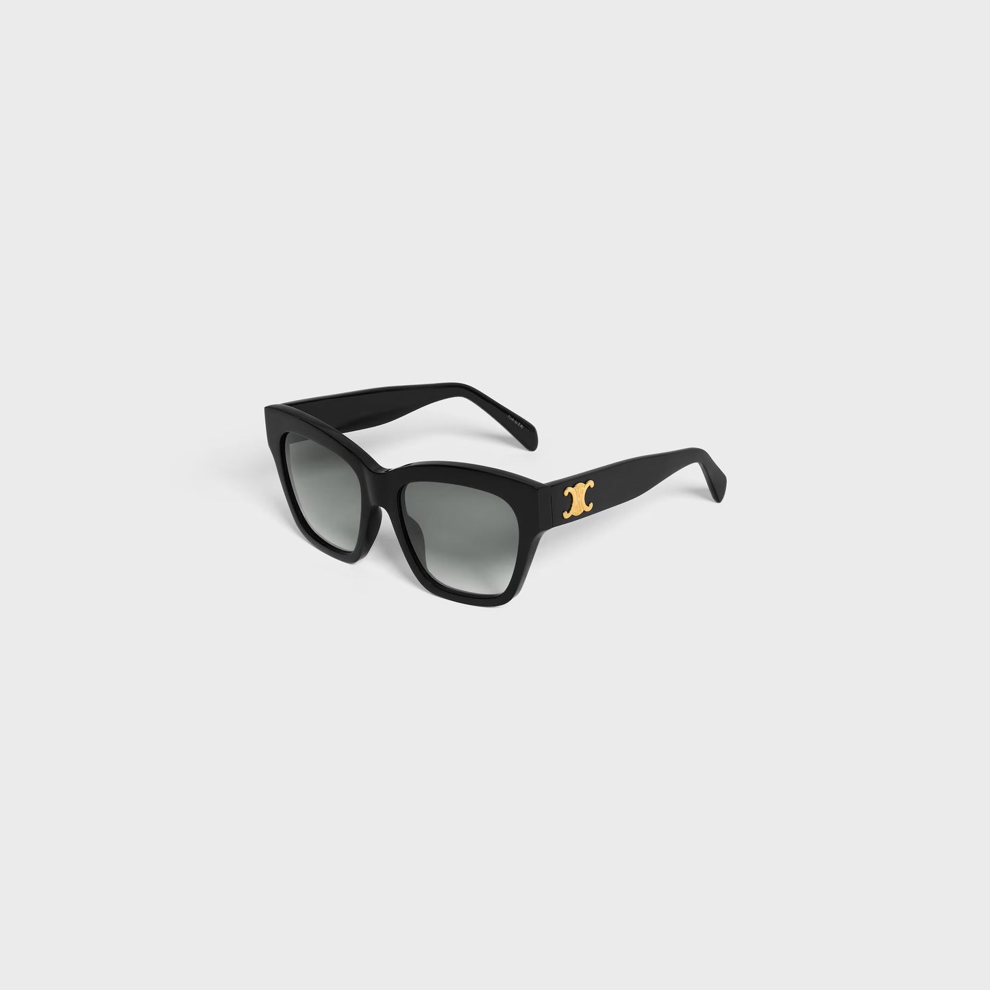 Occhiali da sole Triomphe 09 in acetato nero donna