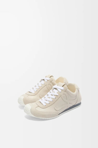 Sneaker Ballet Runner 2.0 in morbida pelle bianco