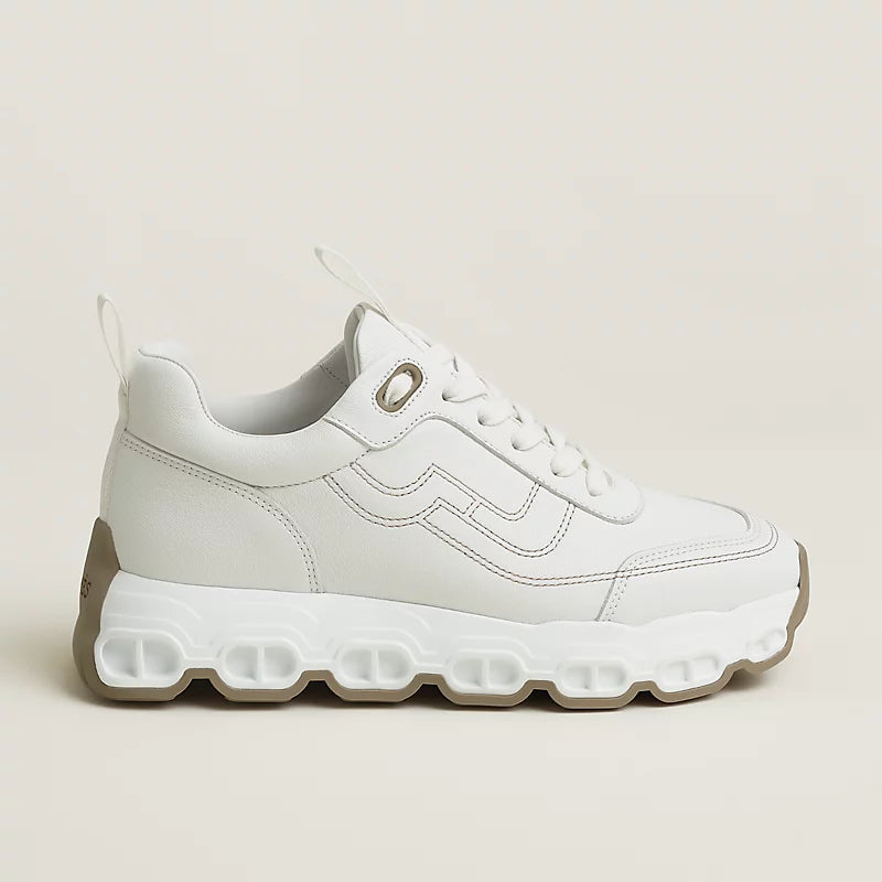 Impulse sneaker bianco / étoupe