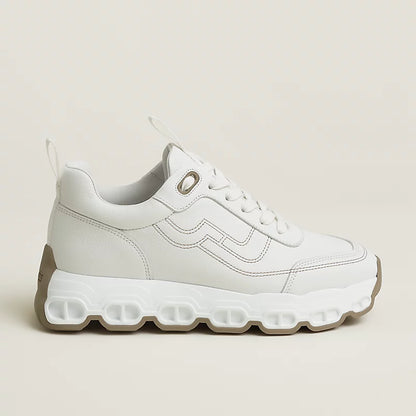 Impulse sneaker bianco / étoupe