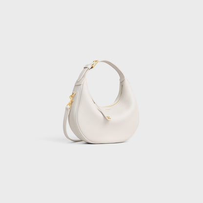 Borsa Lulu Teen in pelle di vitello granata riso