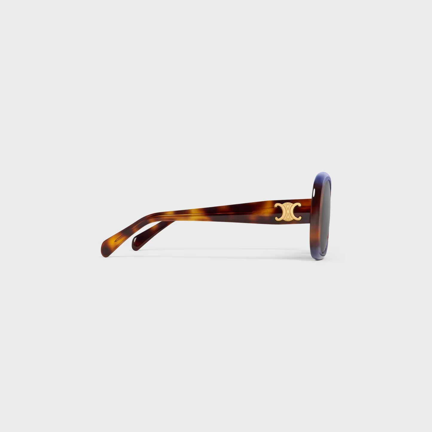 Occhiali da sole Triomphe 18 in acetato Viola sfumato / Avana donna