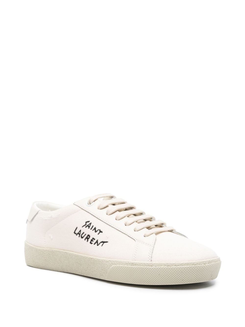 Sneakers classiche SL/06 ricamate bianche