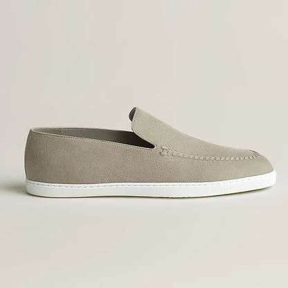 Julian beige suede loafers