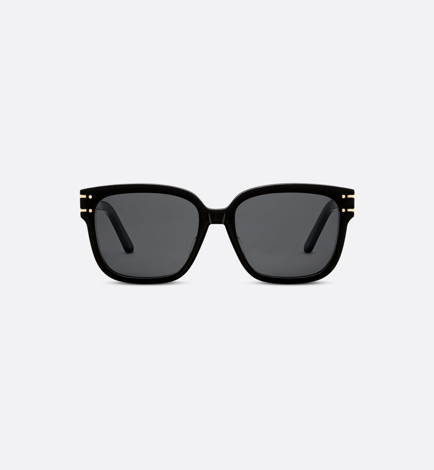 Women's Signature S7F Black Square Sunglasses