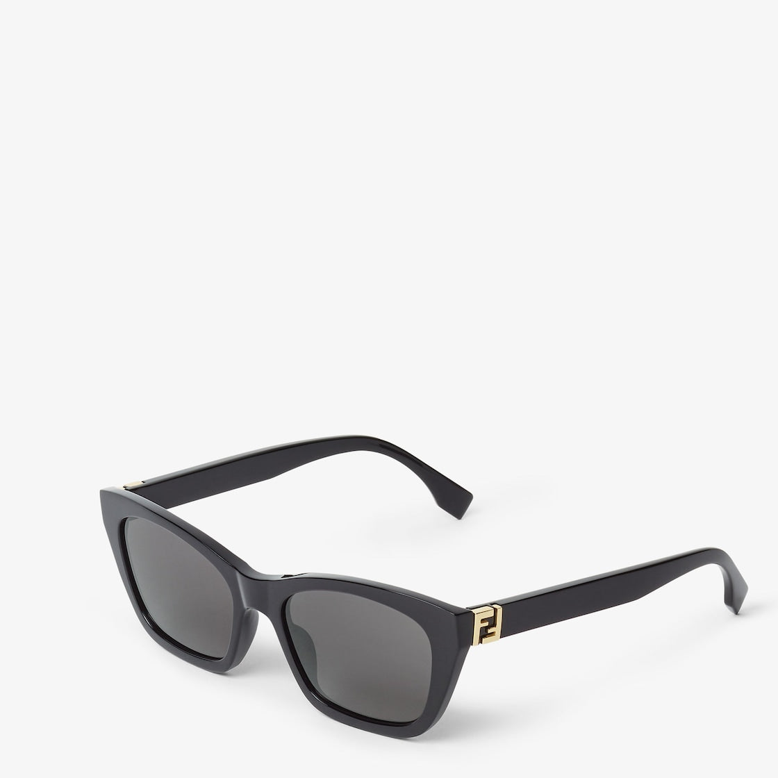 Women's black acetate Forever cat-eye sunglasses