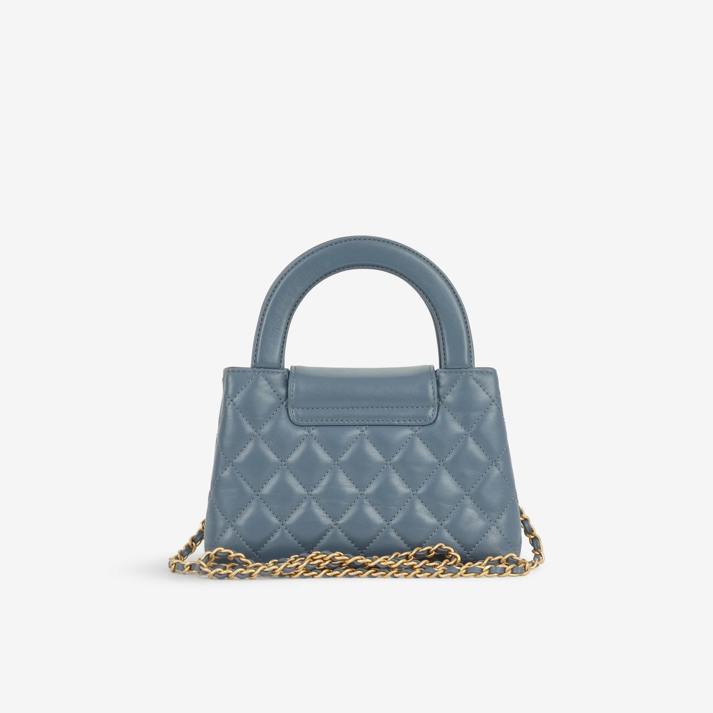 Small Kelly Re-Edition - Pelle di agnello blu