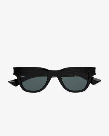 Men's Wellington sunglasses with black and silver acetate and resin frame