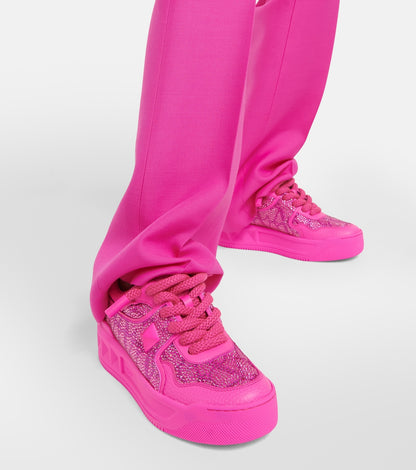 VLTN Sneakers in pelle One Stud XL MAGENTA