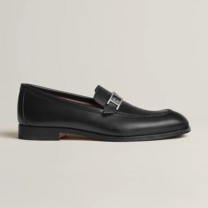 Monterey black leather loafer