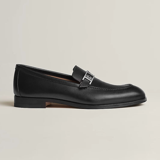 Monterey loafer in pelle nero