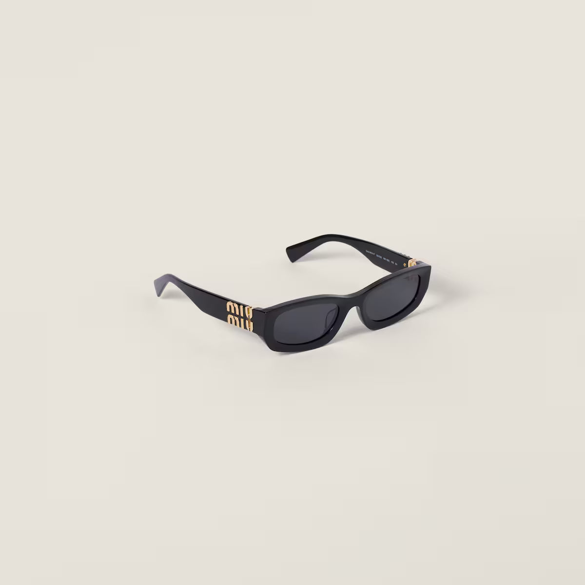 Miu Glimpse low-profile sunglasses with Slate lenses