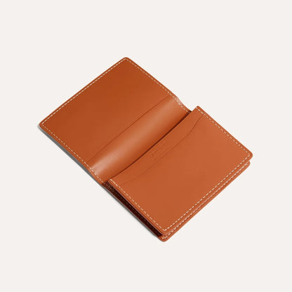 Malesherbes Card Wallet Black & Tan