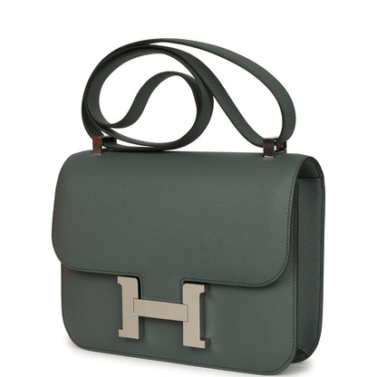 Constance 23 Almond Green Epsom Palladium Hardware