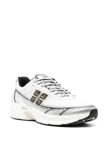 Leather sneakers NFNTY-52 white/black