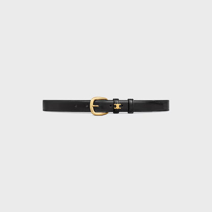 Cintura Vivienne da 25mm in pelle Taurillon Nero donna