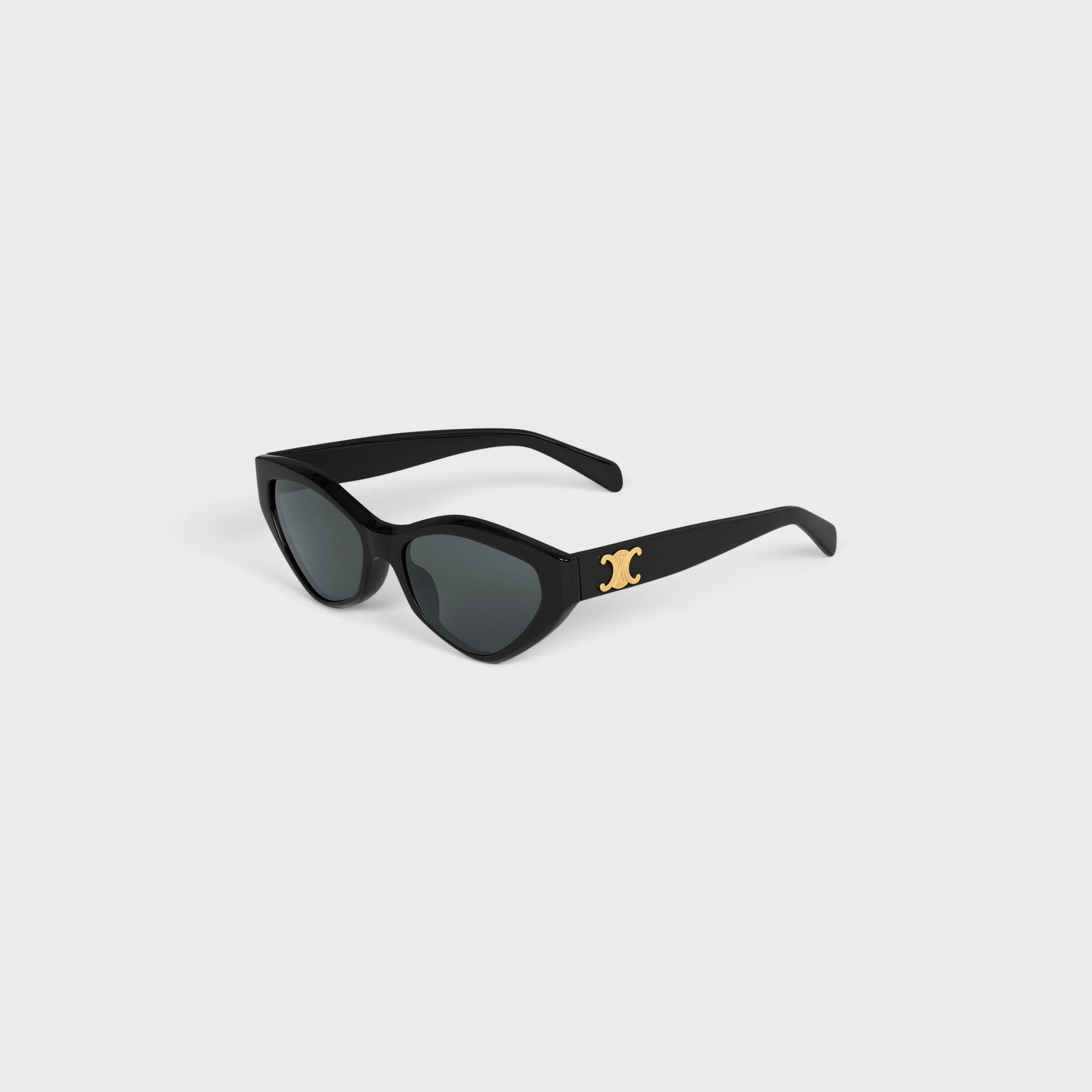 Occhiali da sole Triomphe 17 in acetato nero donna