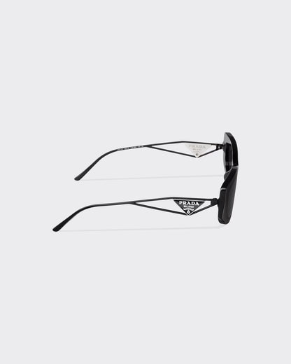 Sunglasses with Triangle Logo with Slate Lenses