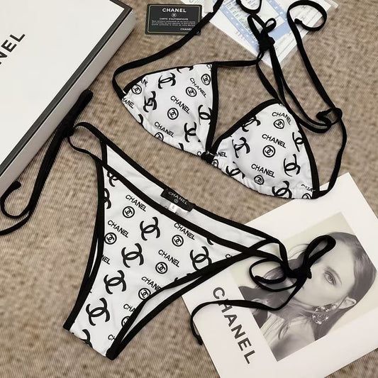 Bikini Set Monogramma Bianco