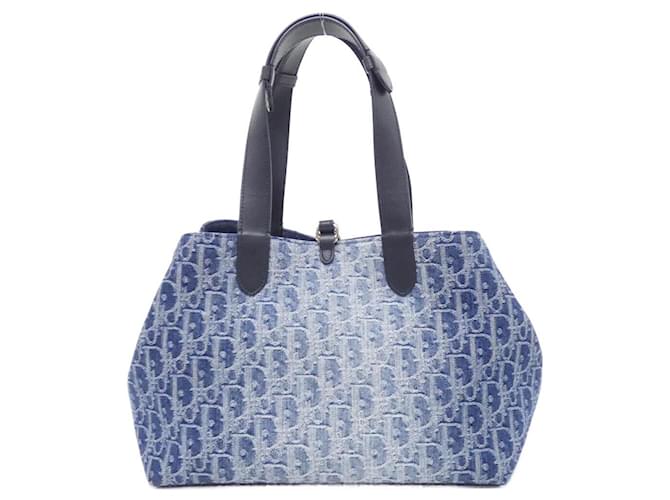 Medium Toujours Oblique Denim Bag