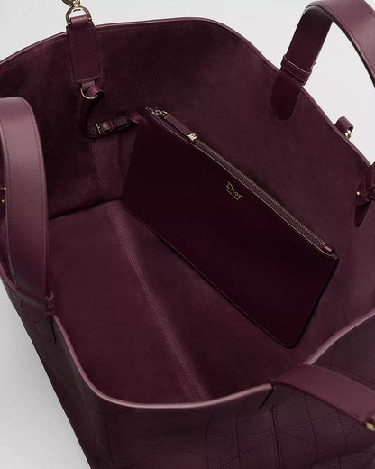 Borsa grande Dior Toujours Bordeaux