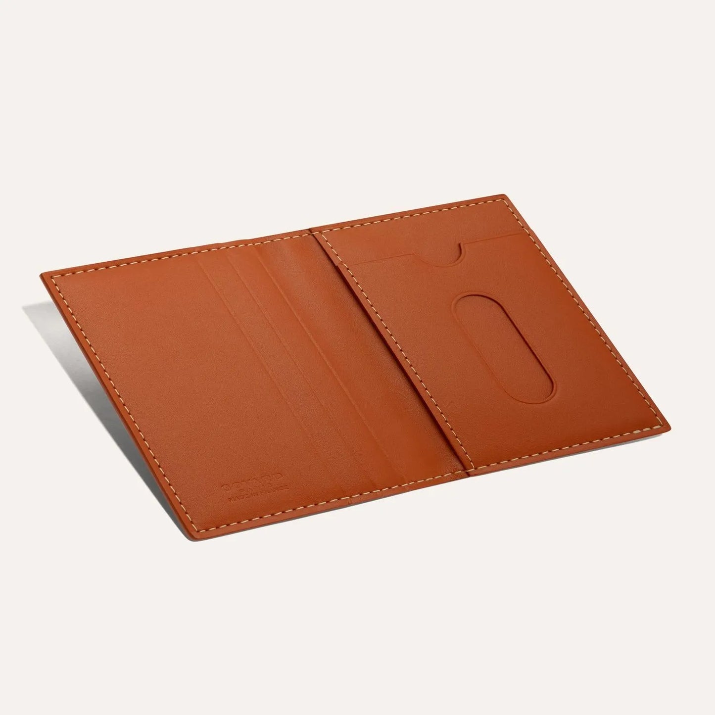 Saint-Marc Card Wallet Black & Tan