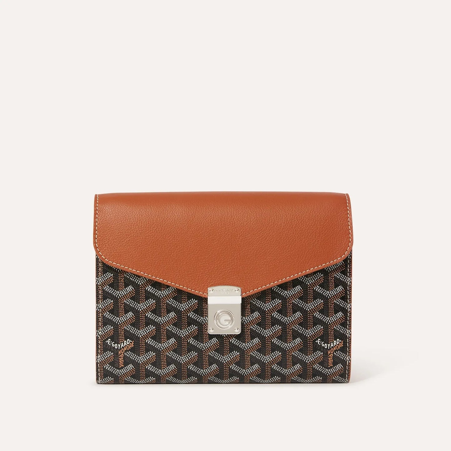 Chypre Wallet-Pouch Black & Tan