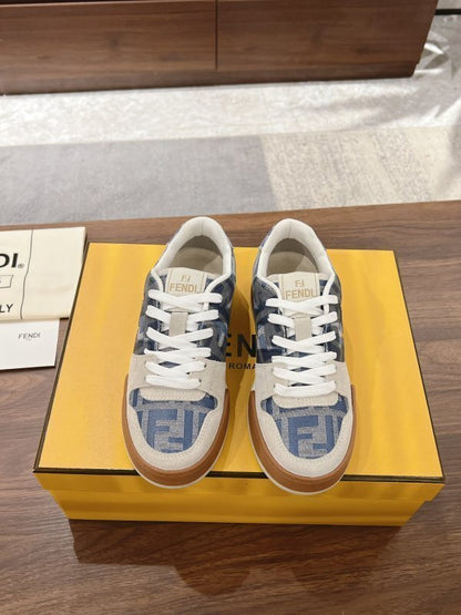 Match Sneakers Blue Suede