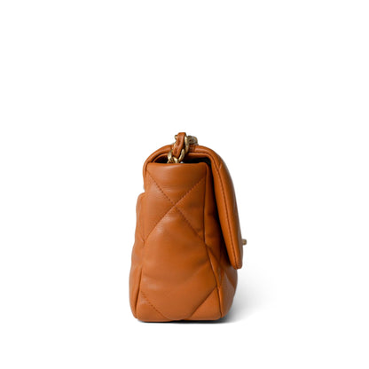 19 Small Caramel Flap Bag