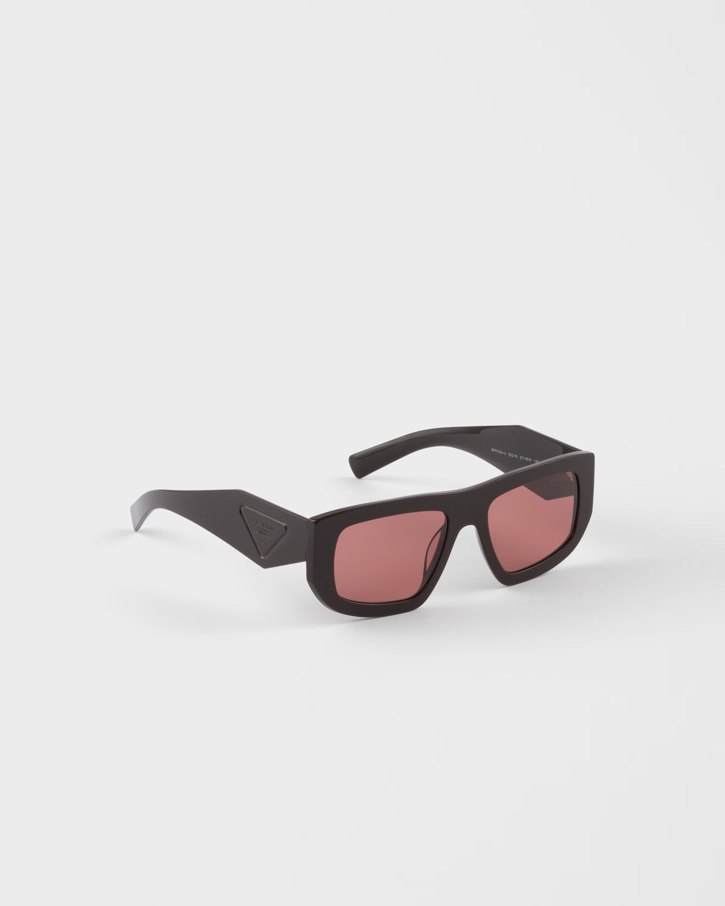 Triangle logo sunglasses with cigar lenses
