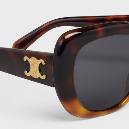 Occhiali da sole Triomphe 06 in acetato gradient havana donna