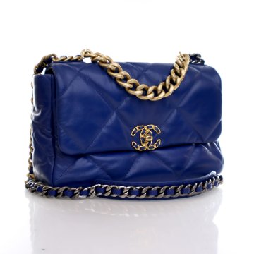 19 Small Flap Bag Blue