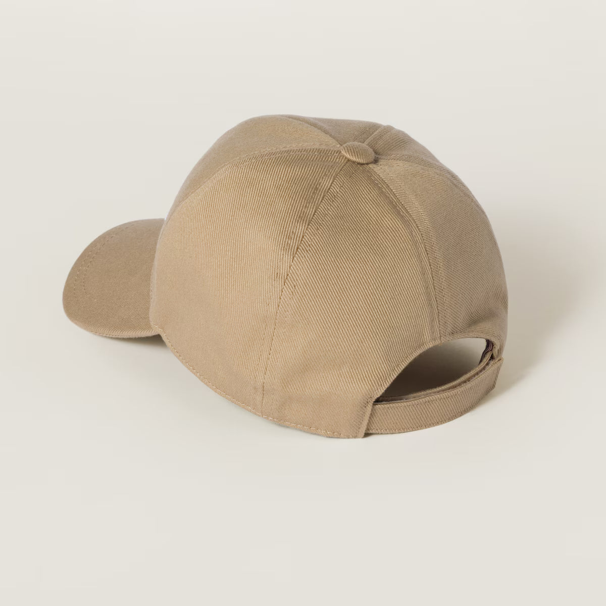 Kaki/White Drill Baseball Cap