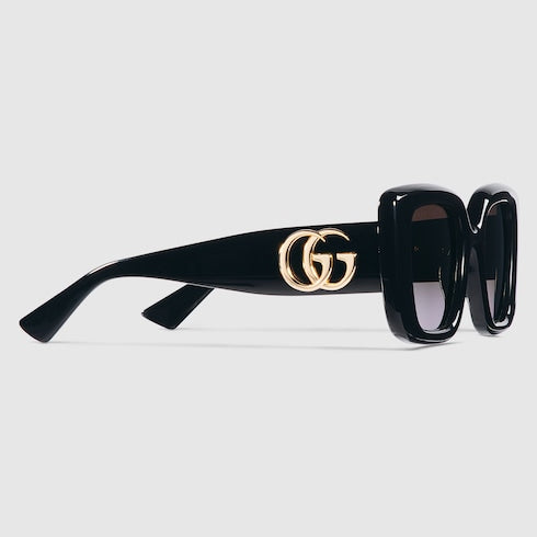 Occhiali da sole a farfalla nero