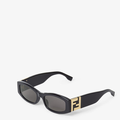 Women's Forever sunglasses in black acetate