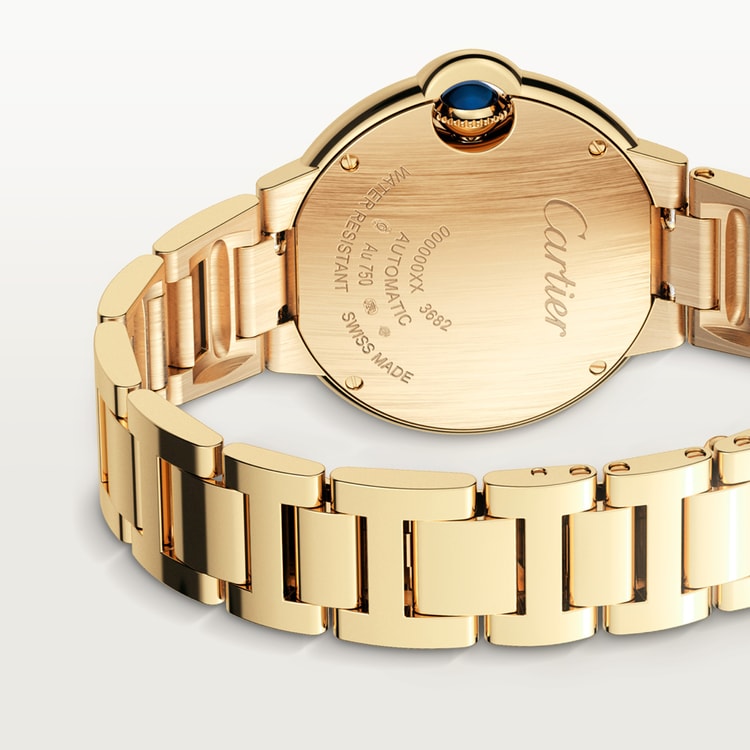 Ballon Bleu watch in gold color