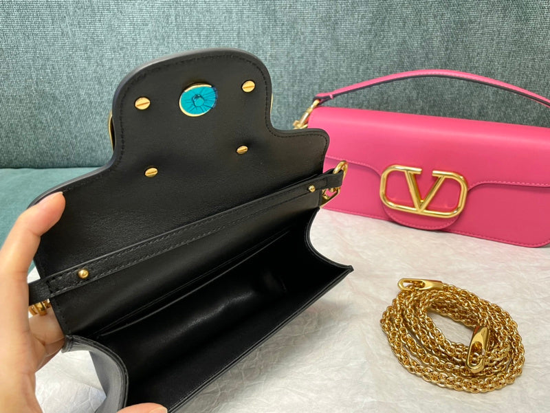 Borsa a tracolla in pelle di vitello Locò Nero