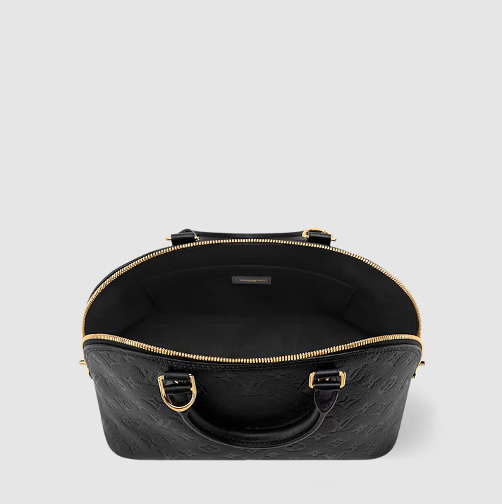 Alma PM Monogram Empreinte Leather Black
