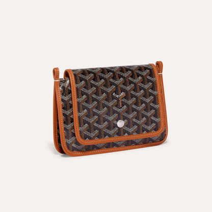 Plumet pouch-wallet Black & Tan