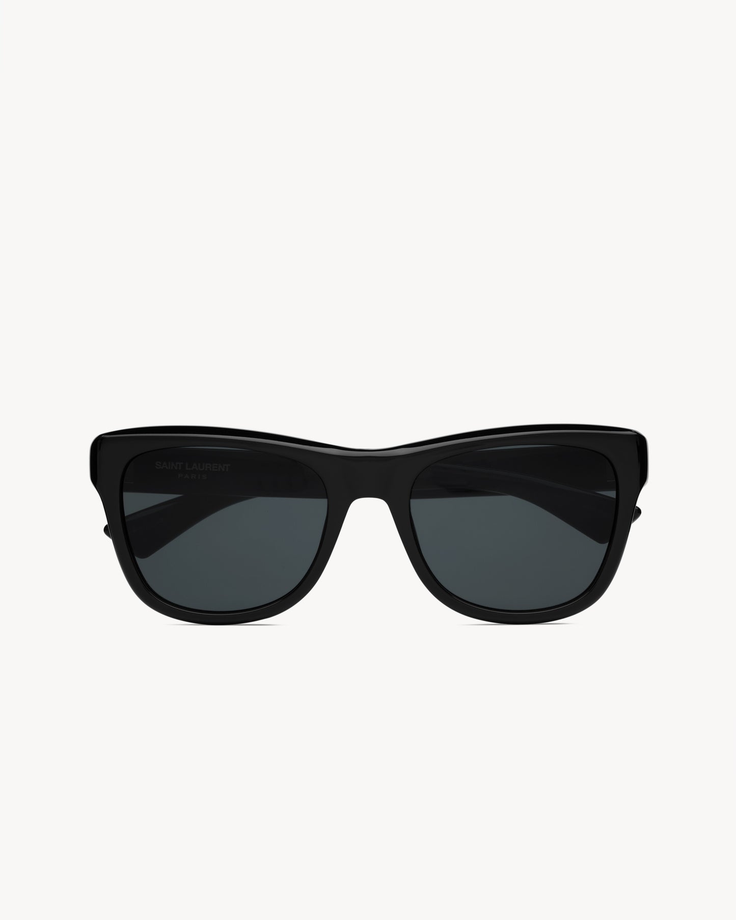 Women's black acetate cat-eye sunglasses