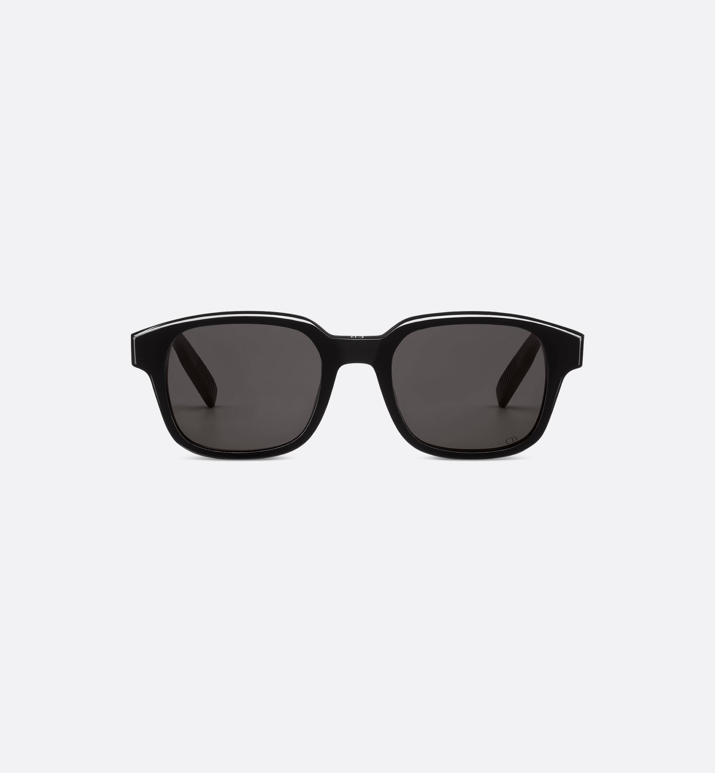 Men's Black Square CD Icon S4I Sunglasses