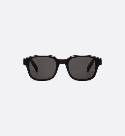 Men's Black Square CD Icon S4I Sunglasses
